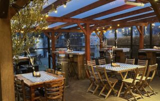 Terras buiten